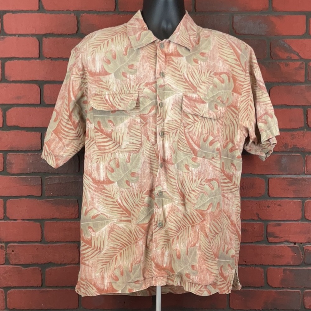 Enro Shirt Mens‎ Large Tropical Linen